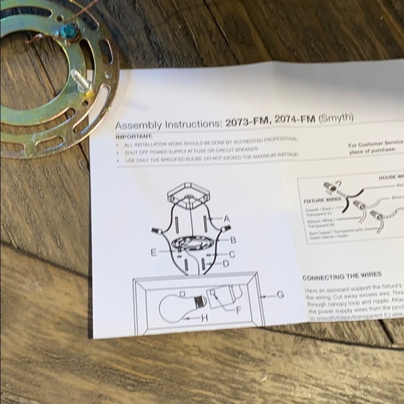 Golden Lighting Flush Mount Smyth Light Fixture - Picture 6 of 11